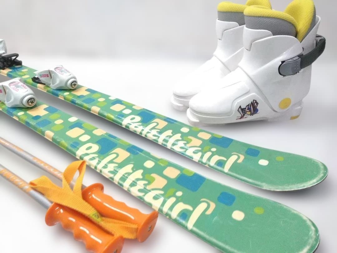 ジュニアスキー4点セット スワロー パレットガール 130cm ブーツ22cm