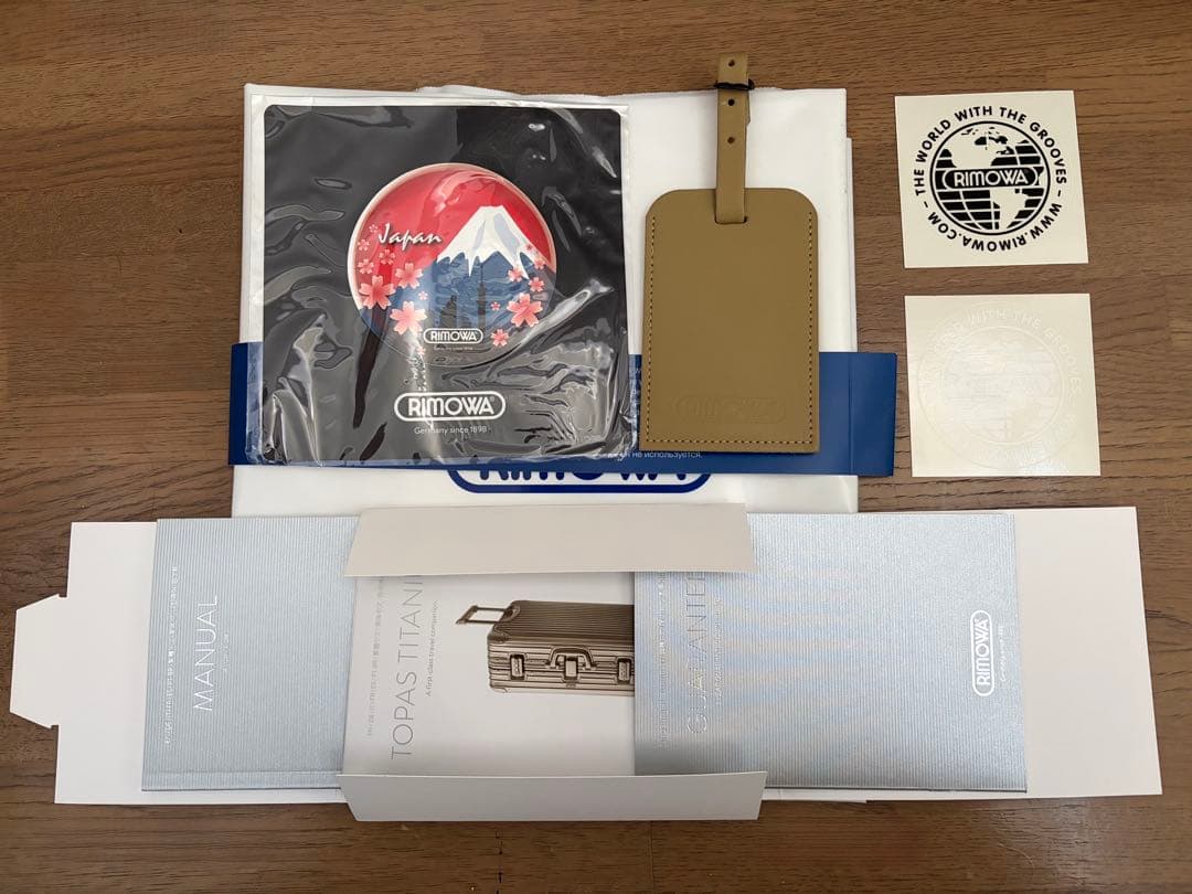RIMOWA TOPAS TITANIUM 63 MW リモワ トパーズ 保証書