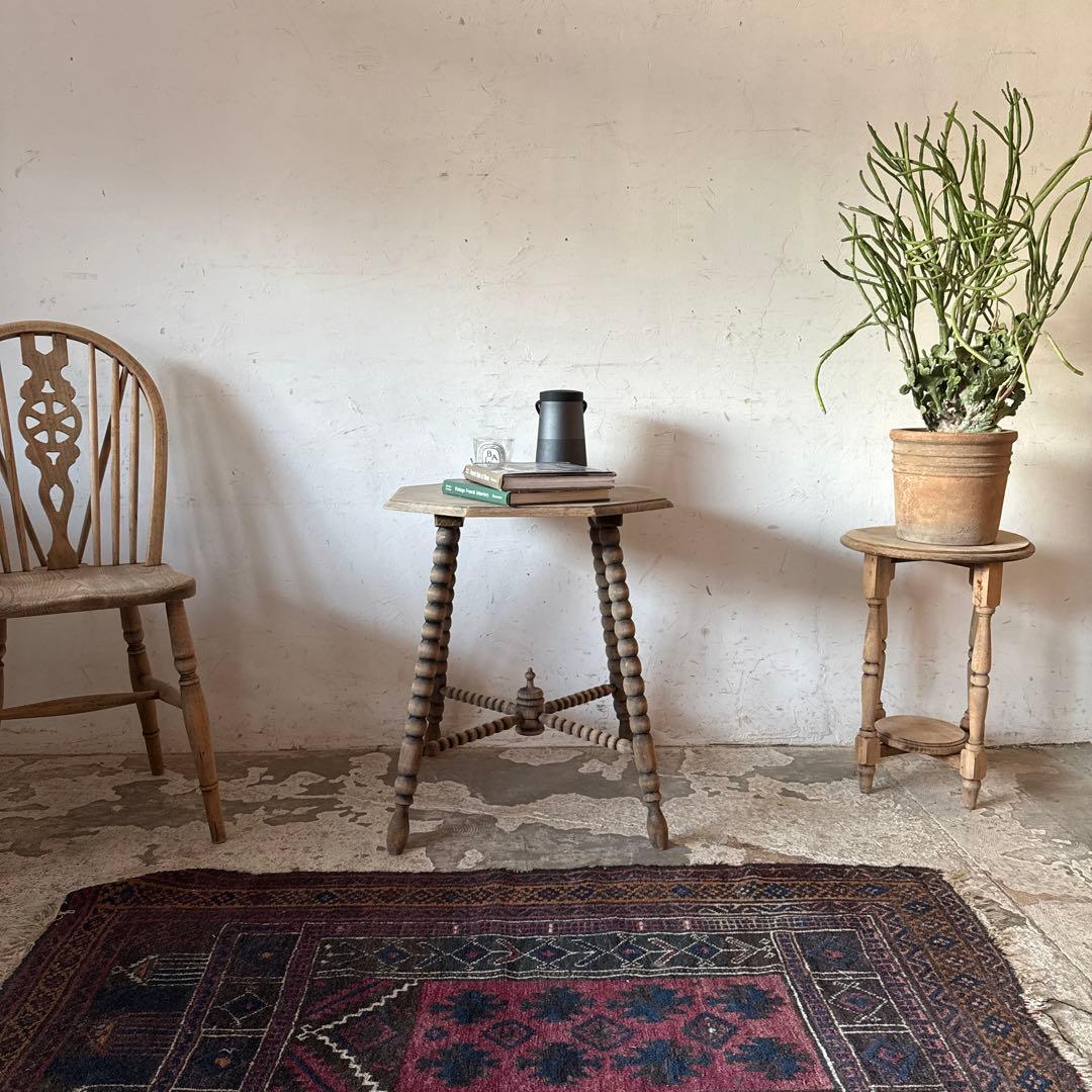 ビンテージ 八角形サイドテーブル ローテーブル　コーヒーテーブル