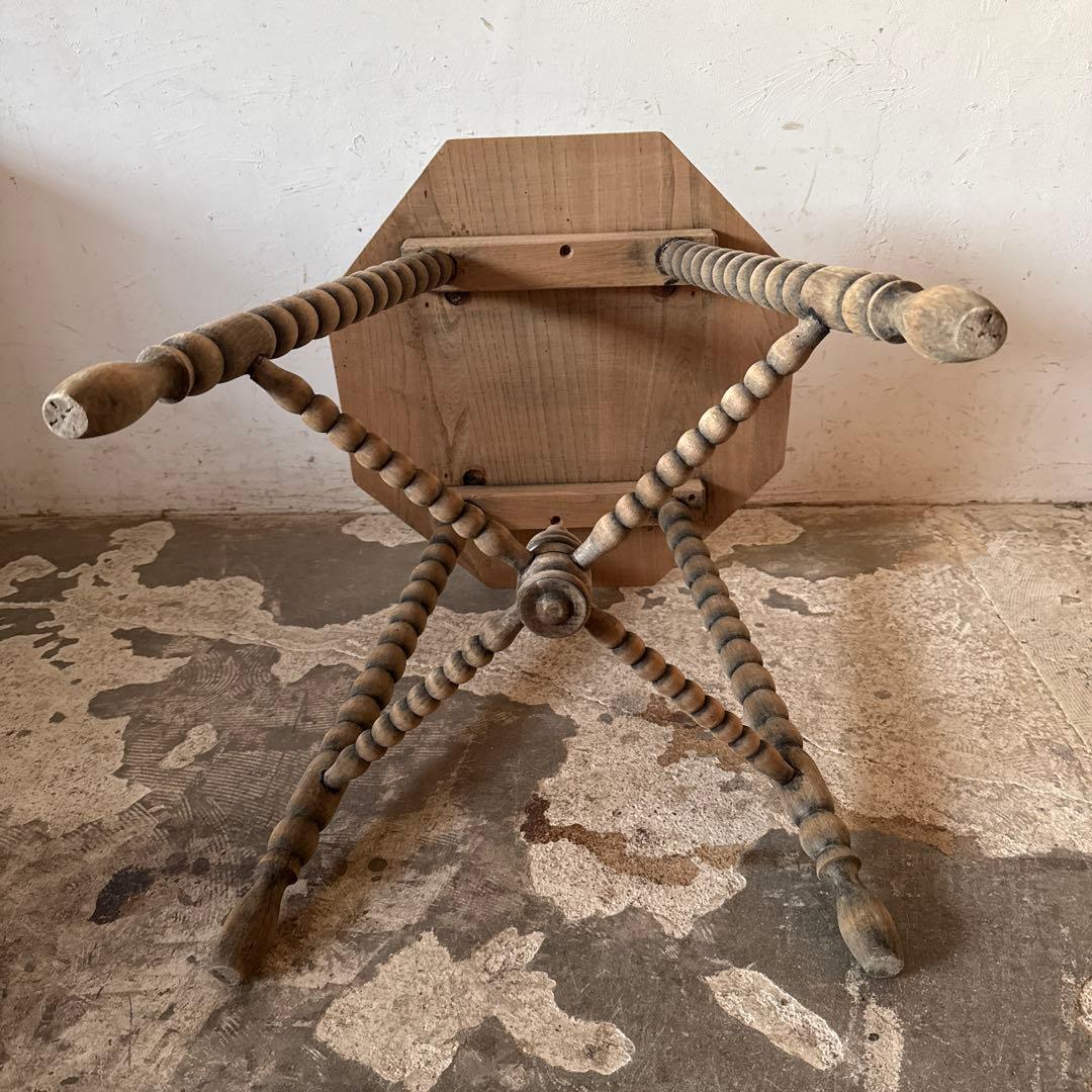 ビンテージ 八角形サイドテーブル ローテーブル　コーヒーテーブル