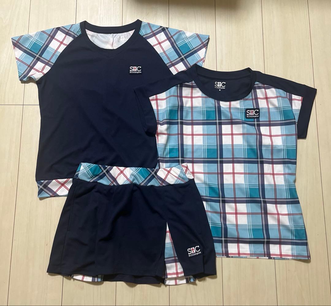 St.Christopher チェック柄 テニスウェア 3点セット