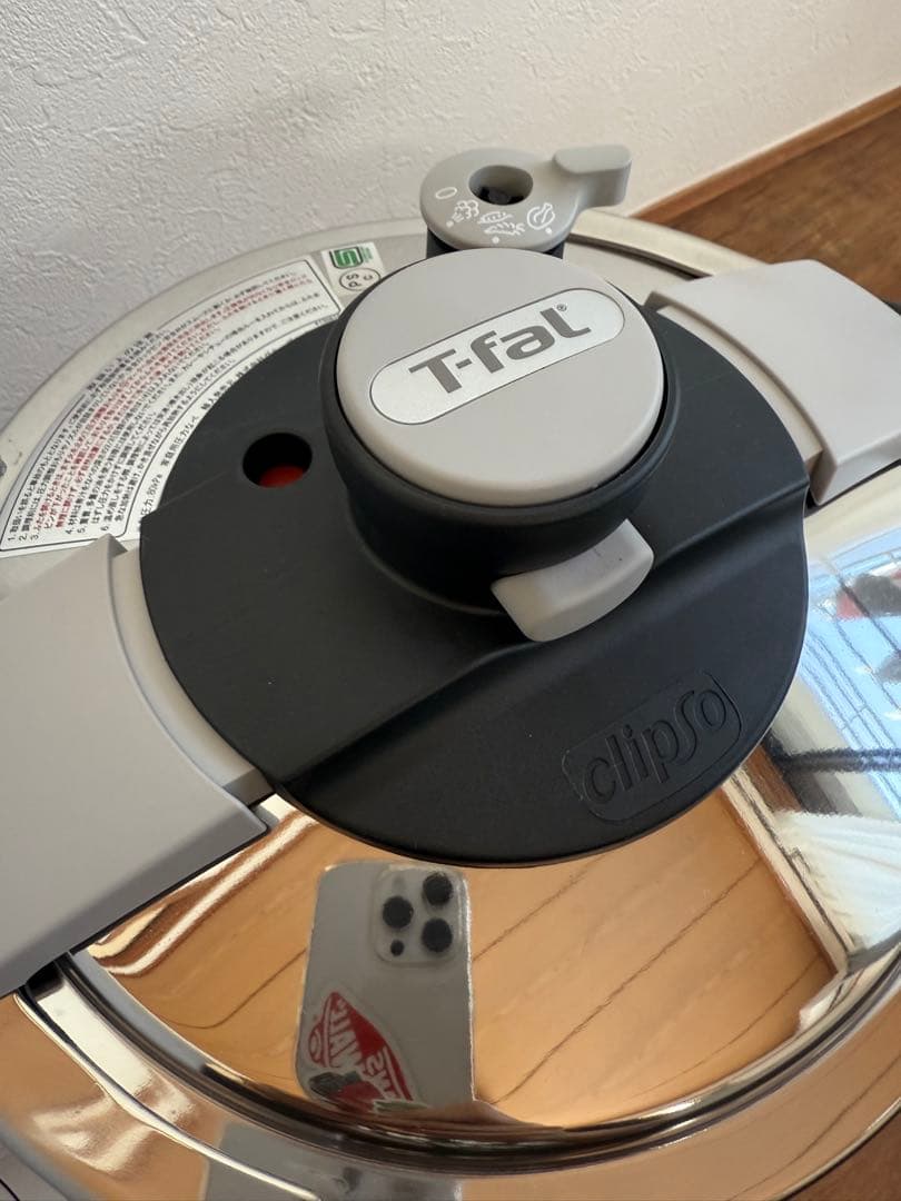 【未使用品】T-fal ティファール クリプソホルダー 6L 圧力鍋 箱付き