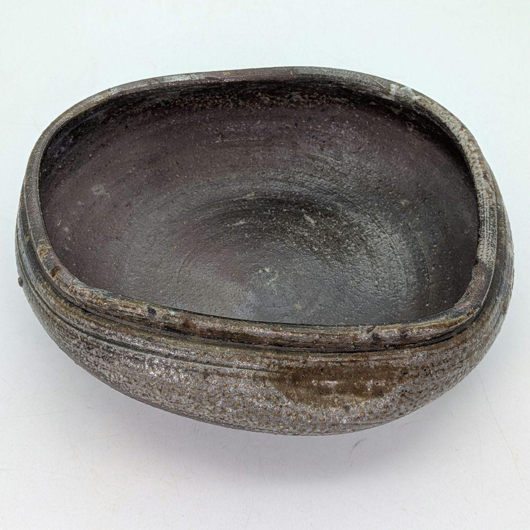 【真作保証】人間国宝 金重陶陽 備前灰器 晃介識箱 備前焼 抹茶道具 茶器 茶陶