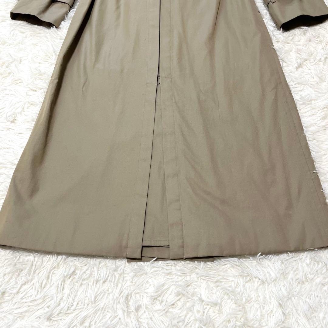 美品✨️バーバリーズ トレンチコート ギャバジン生地 カーキ ノバチェック M