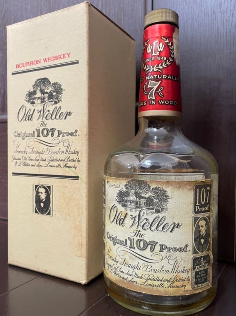 空瓶 Old Wellerl 107 オールドウェラー バーボンウイスキー