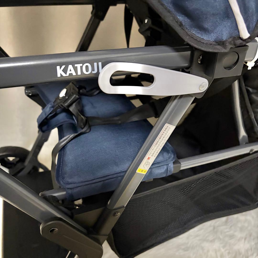 【美品】 KATOJI カトージ 二人でゴー 2人乗りベビーカー
