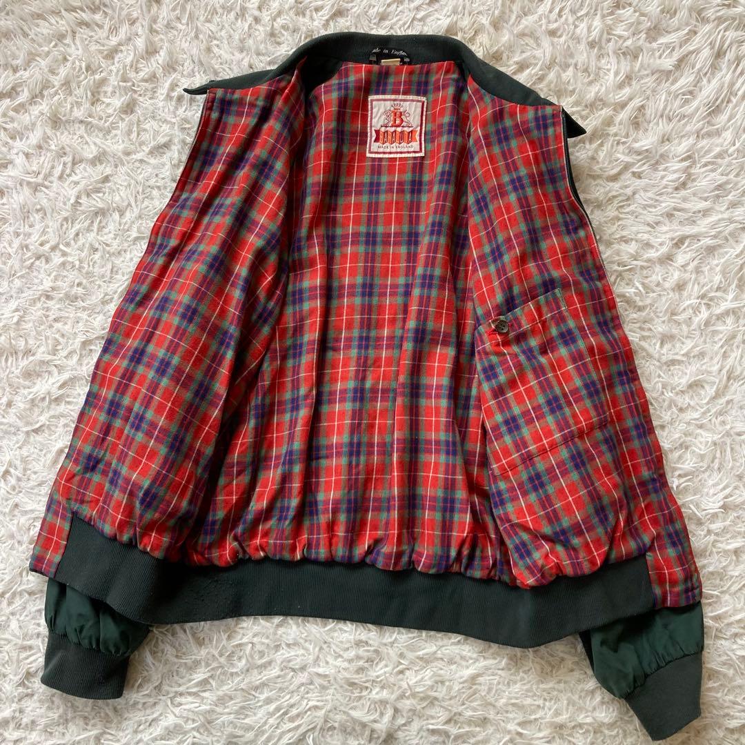 BARACUTA ハリントンジャケット L 40 ダークグリーン スイングトップ