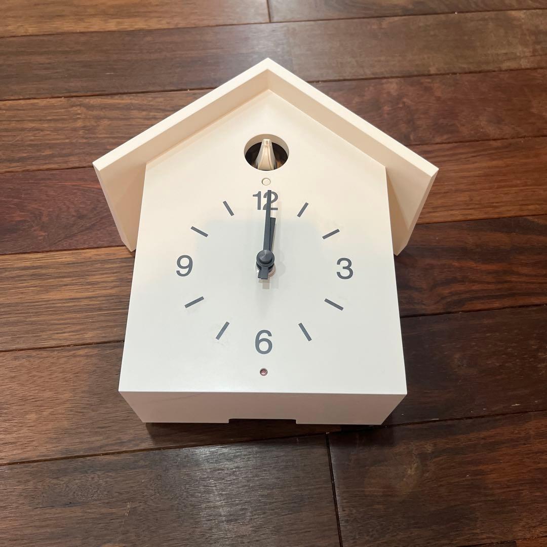 無印良品　鳩時計　大　カラー　ホワイト