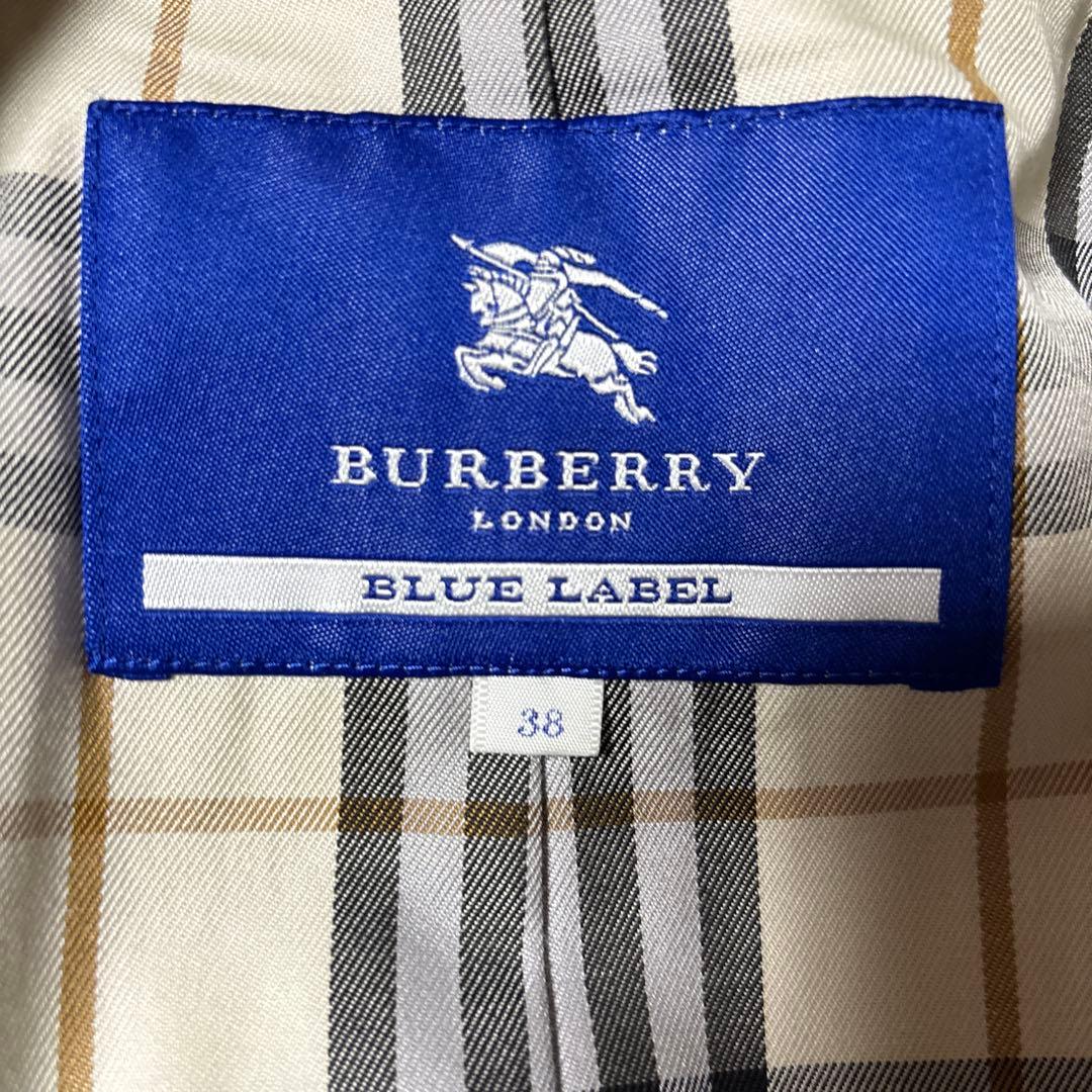 バーバリーブルーレーベル　トレンチコート　ノバチェック