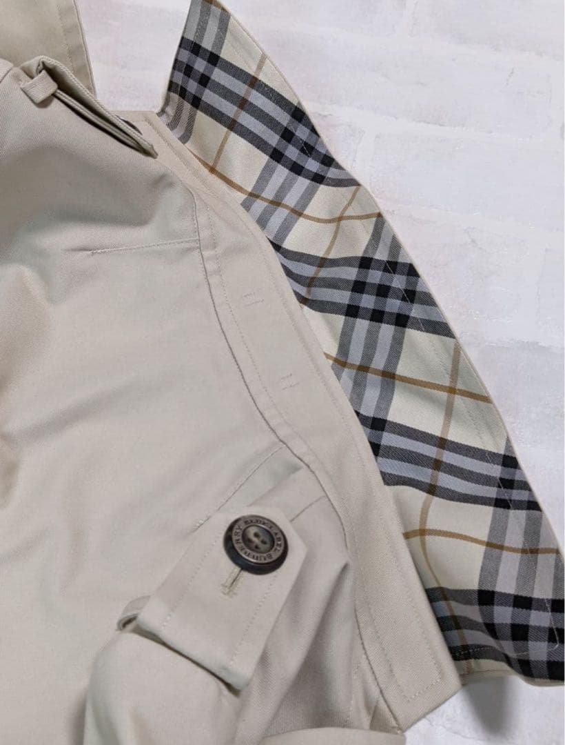 バーバリーブルーレーベル　トレンチコート　ノバチェック