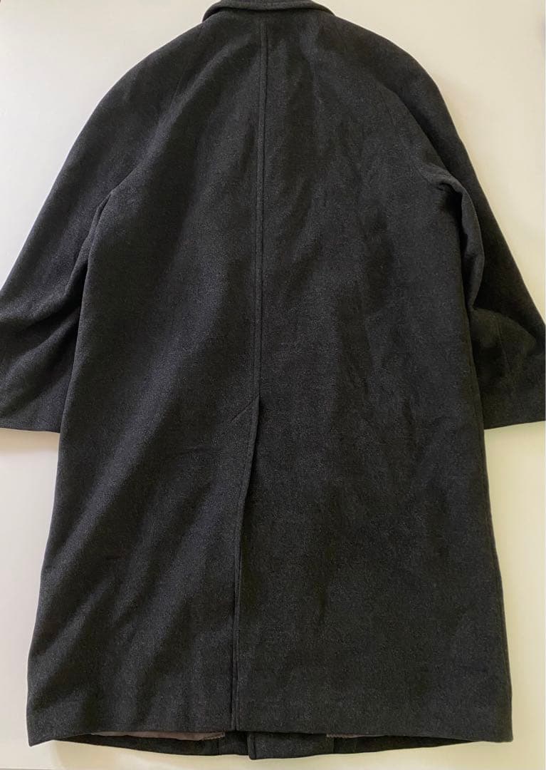 90s brooks brothers ステンカラーコート カシミヤ混 グレー