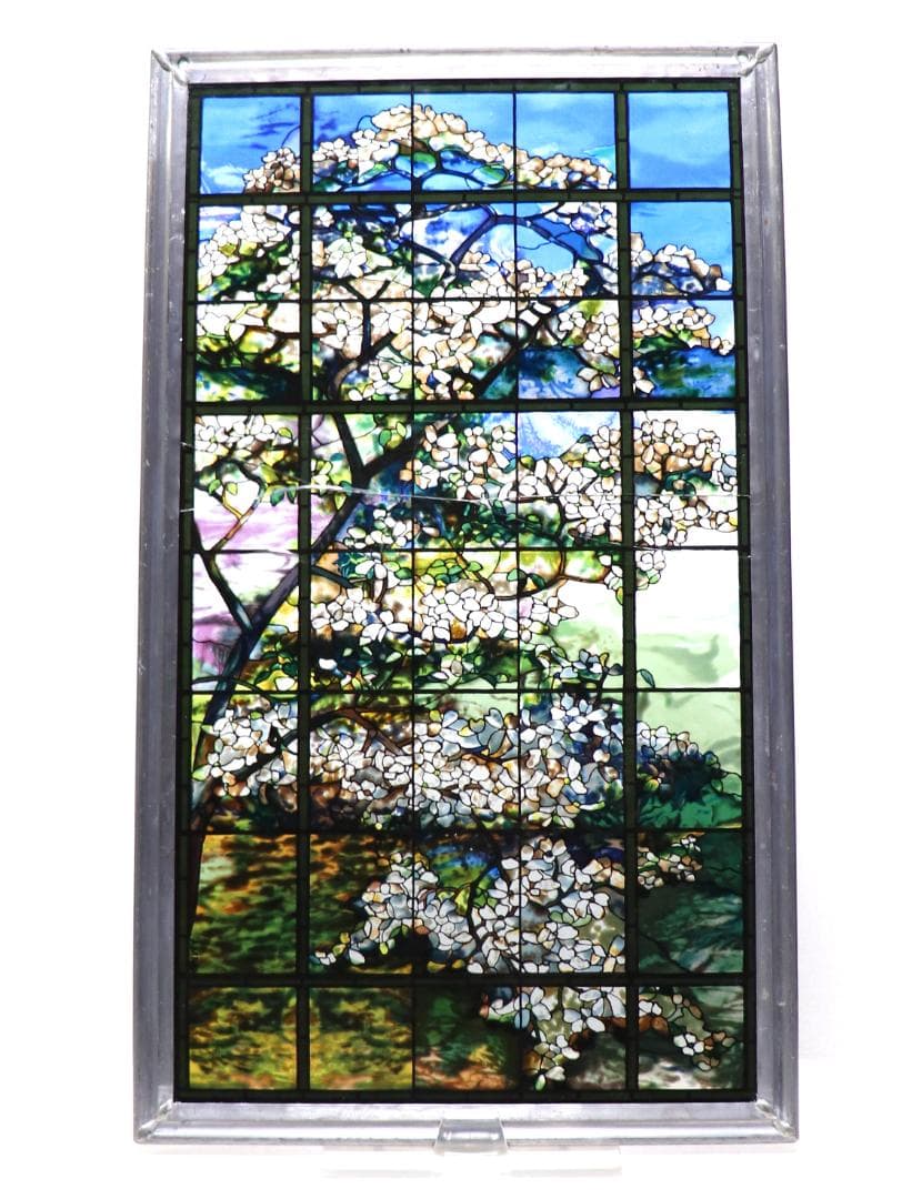 ティファニー ヴィンテージステンドグラス メトロポリタン美術館 大型 ハナミズキ