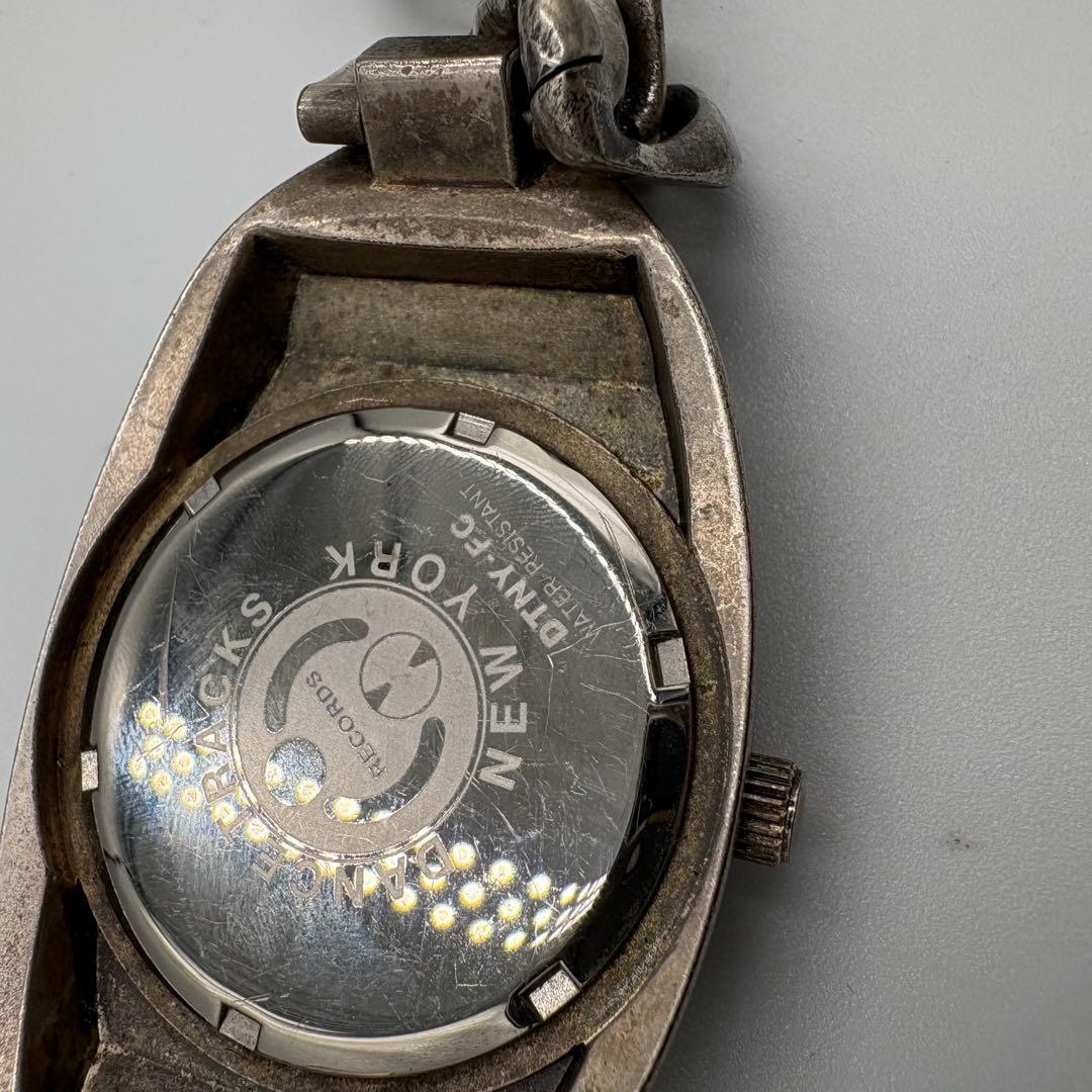 激チャラ 腕時計 チェーンブレスレット 極太 十字架 マットブラック