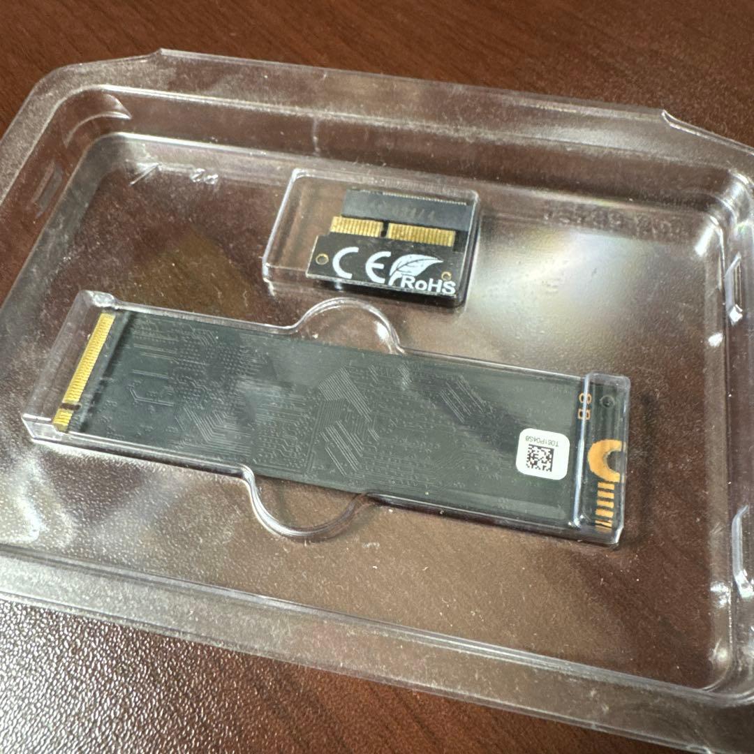 crucial SSD 1TB MacBook変換アダプタ付き