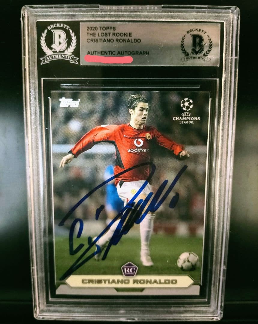 クリスティアーノ・ロナウド／直筆サインカード／TOPPS／RCルーキーカード