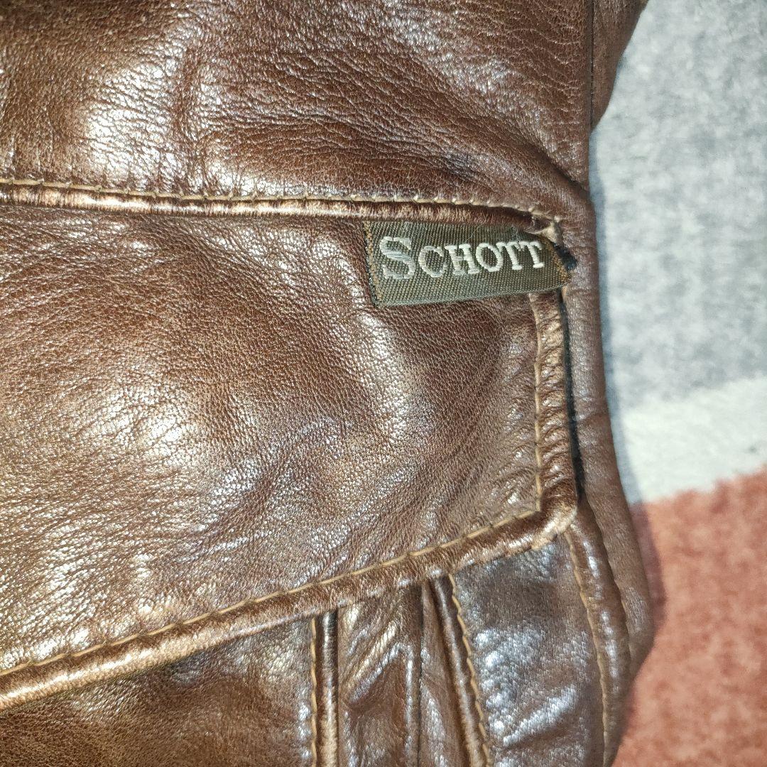 専用良品人気Schott184SM３８TALONフライトジャケットダメでも対応有