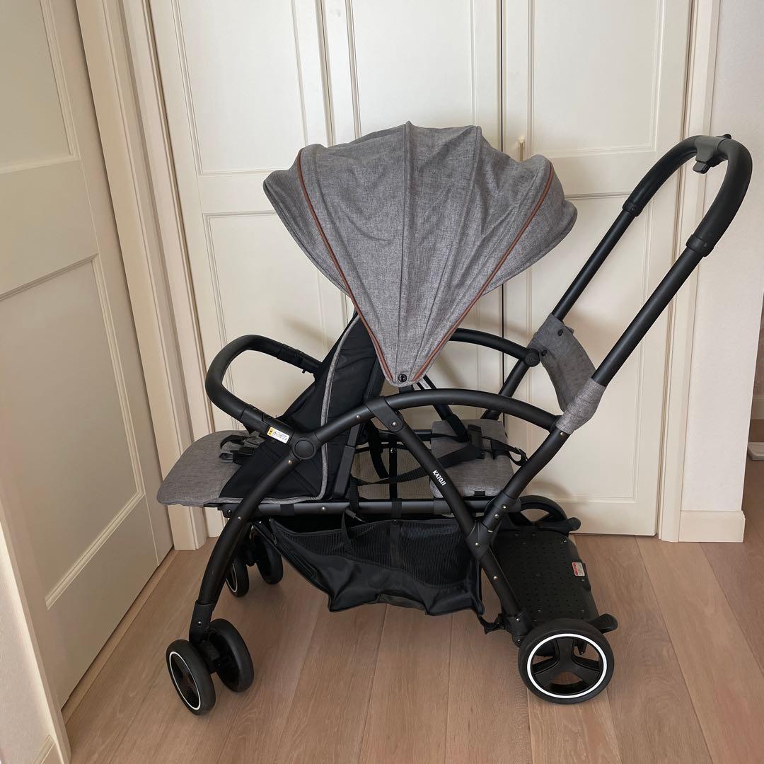 KATOJI カトージ 二人乗りベビーカー 2Seater グレー
