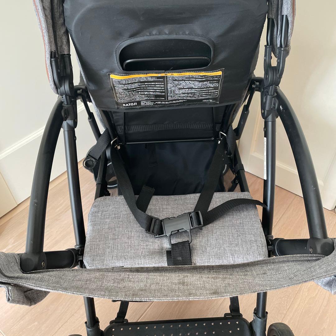 KATOJI カトージ 二人乗りベビーカー 2Seater グレー
