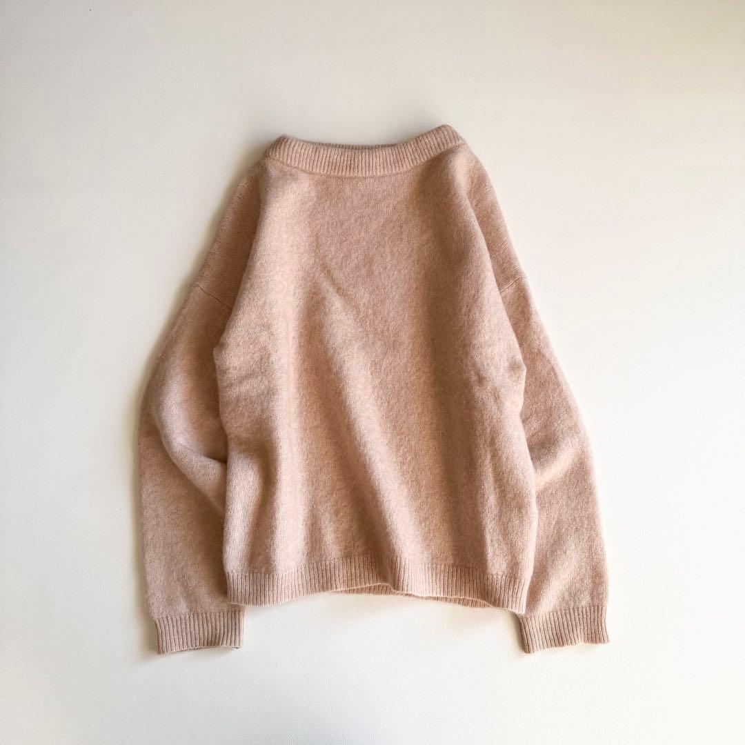 【アクネ】DRAMATIC MOH ふわモヘアニットXS モヘア ピンクベージュ