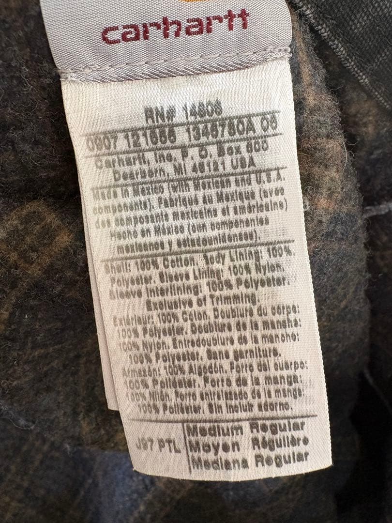 短丈Carhartt DETROIT JACKET J97 PTL