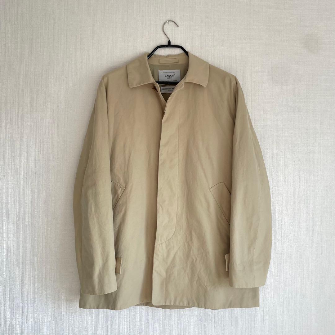 美品　YAECA ヤエカ　ステンカラーコート　ベージュ　M 日本製