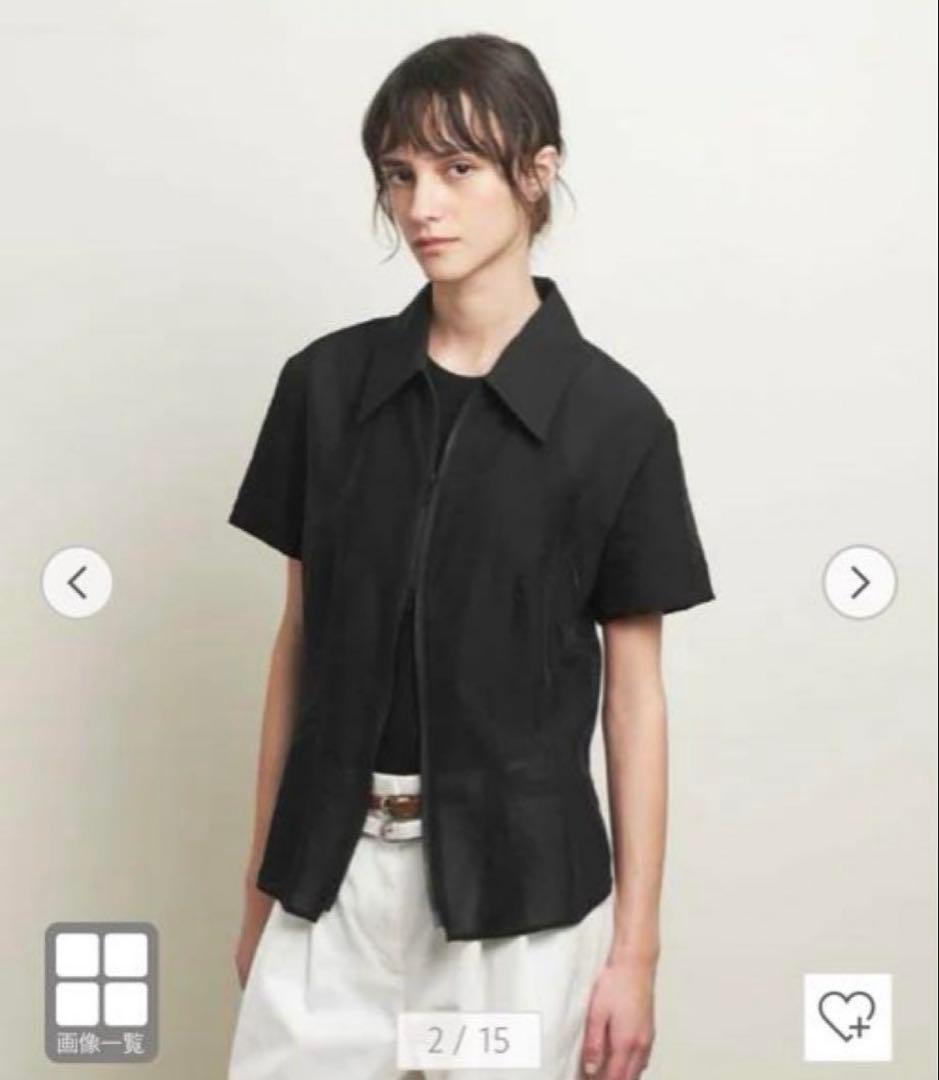 UNITED ARROWS ATTISESSION ジップトップス シャツ