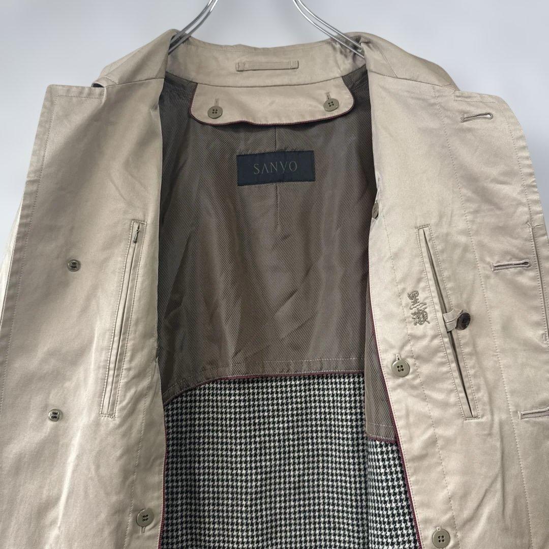 サンヨーコート 三陽商会 ステンカラー トレンチ バルマカーン L ライナー付き