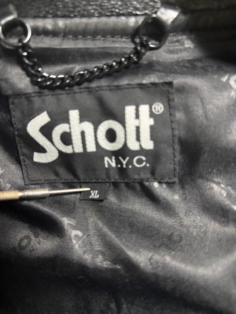SCHOTT ショット レザー シングル ライダース ジャケット 3111052