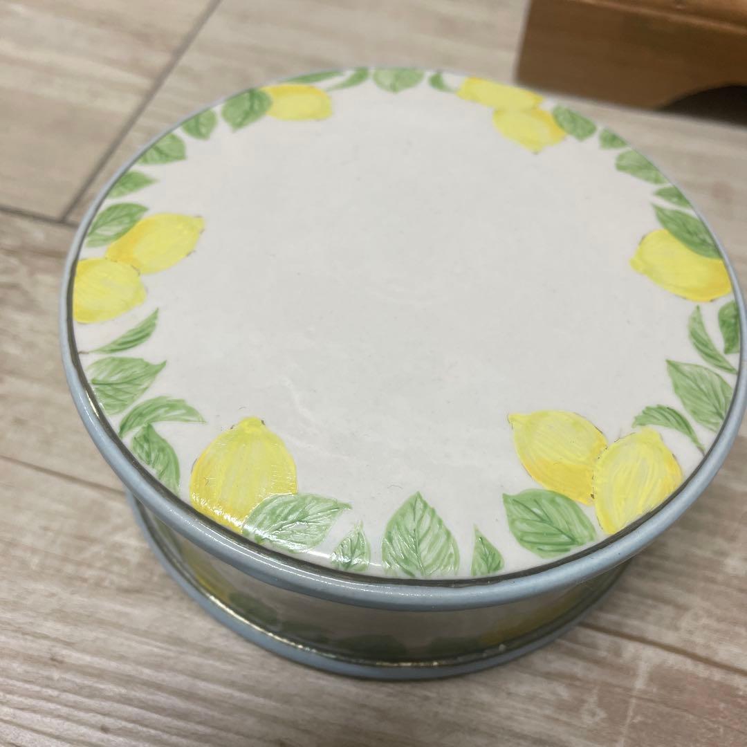 阿部慎太朗さん　希少！　レモン　蓋物