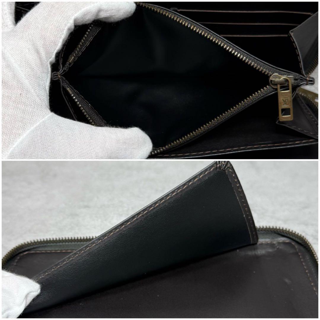 美品 激レア ルイヴィトン ユタ カフェ ジッピーオーガナイザー 長財布