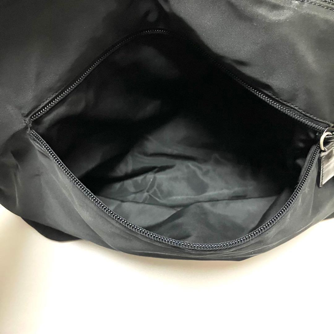 Grin プラダ トートバッグ 大容量 テスートナイロン 三角ロゴ 黒