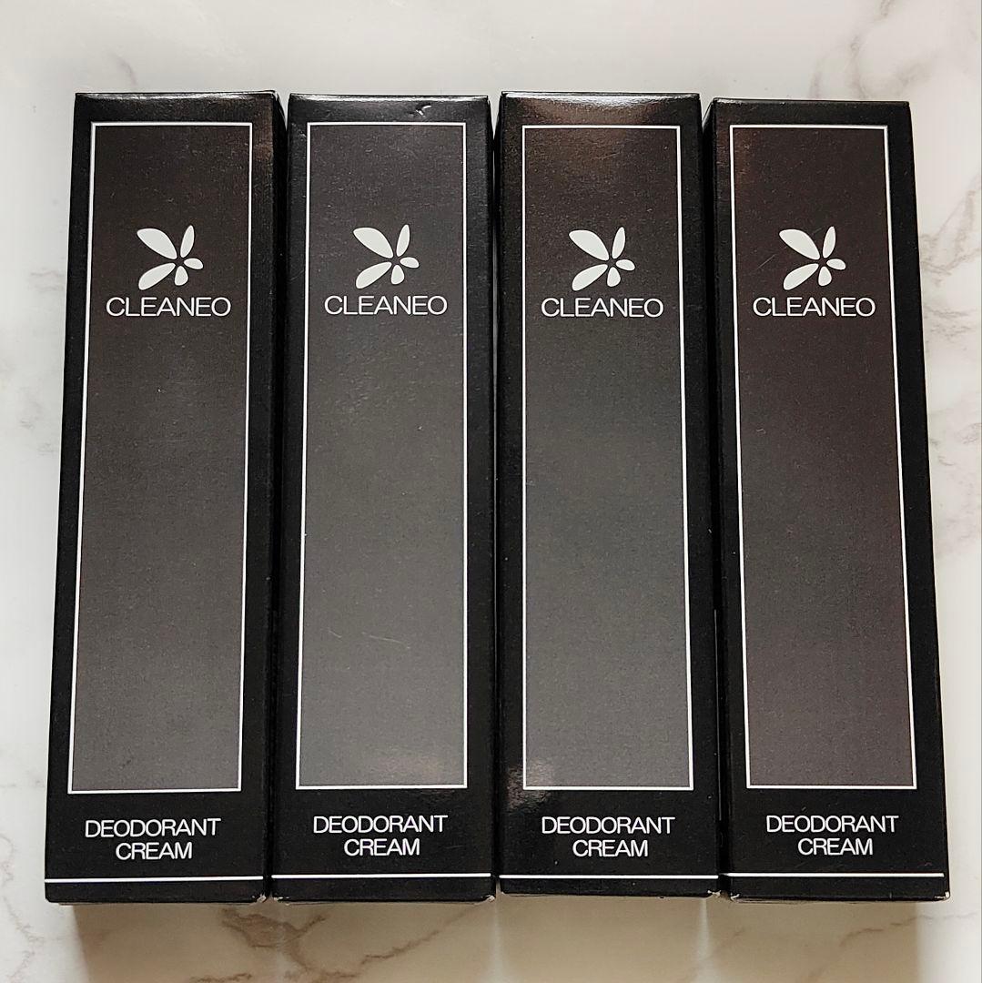 【新品未開封】CLEANEO クリアネオ デオドラントクリーム 30g×4本
