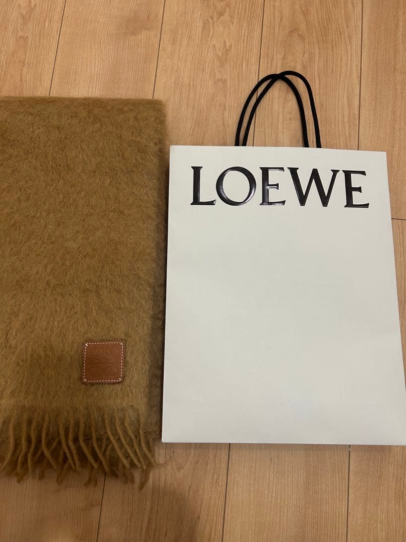 ロエベ　モヘアウールマフラー　正規品