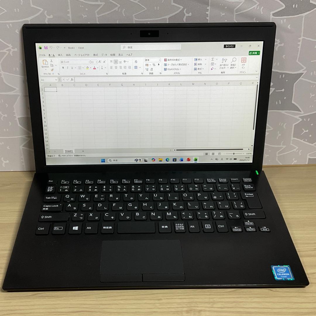 美品・軽量・日本製＞VAIO Pro SSD搭載/11.6インチ/Office⑧