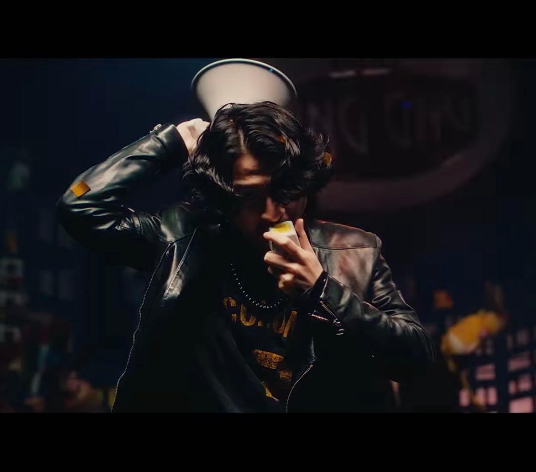 常田大希着用 giuliano fujiwara セミダブルレザージャケット