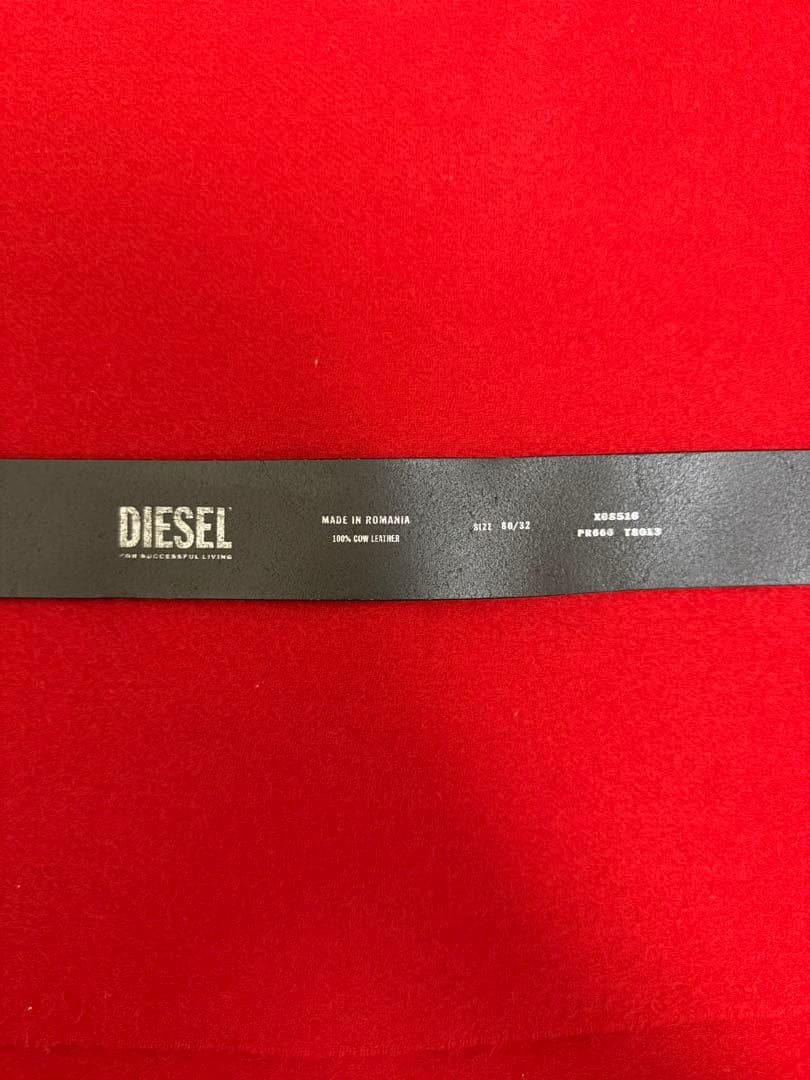 DIESEL ブラックレザーベルト