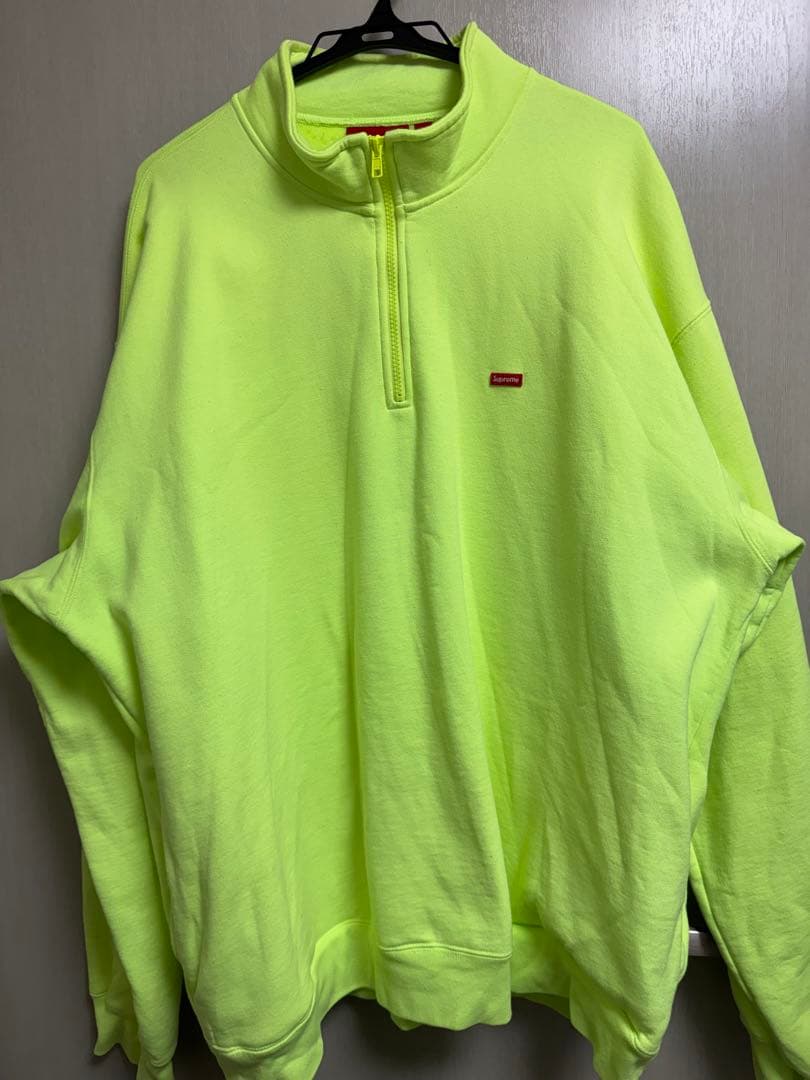 【早いもん勝ち】Supreme ハーフジップスウェット