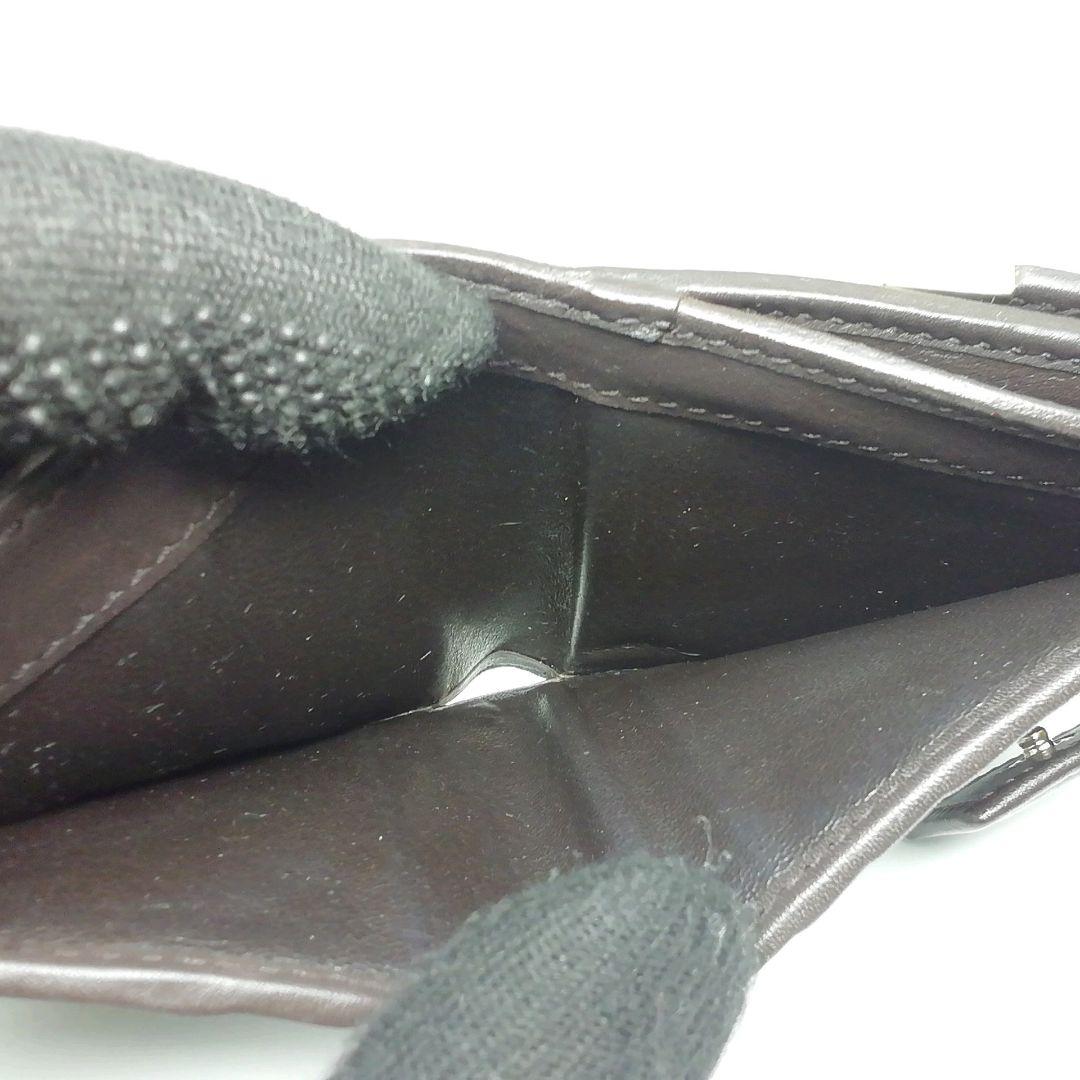 GUCCI　グッチ　GGキャンバス　ブラウン　Wホックタイプ　保存袋・付属品