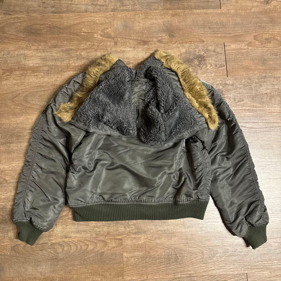 古着　ALPHA N-2B フライトジャケット 短丈 Y2K