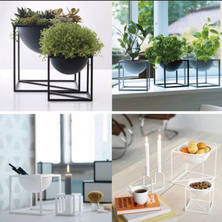 【新品・未使用】フラワースタンド　ブラック　大小セット