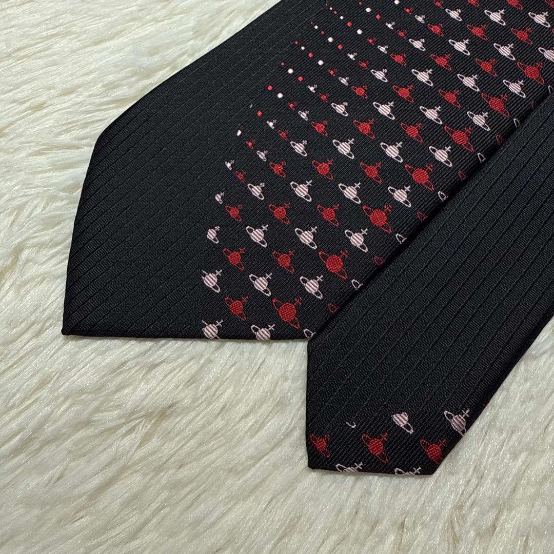 【未使用品】Vivienne Westwood ブランドネクタイ　シルク　オーブ