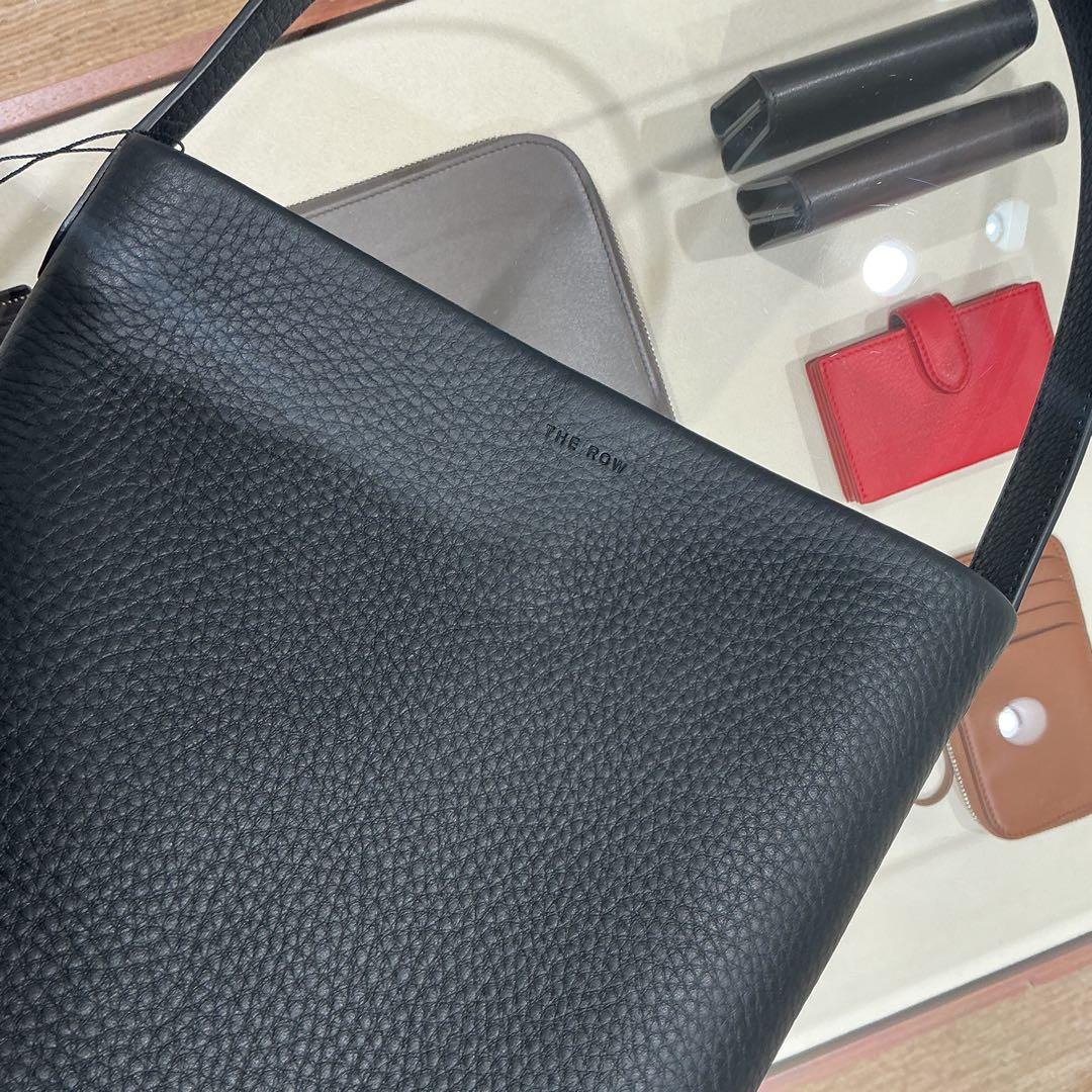 Small N/S Park レザートートバッグ　　ブラック