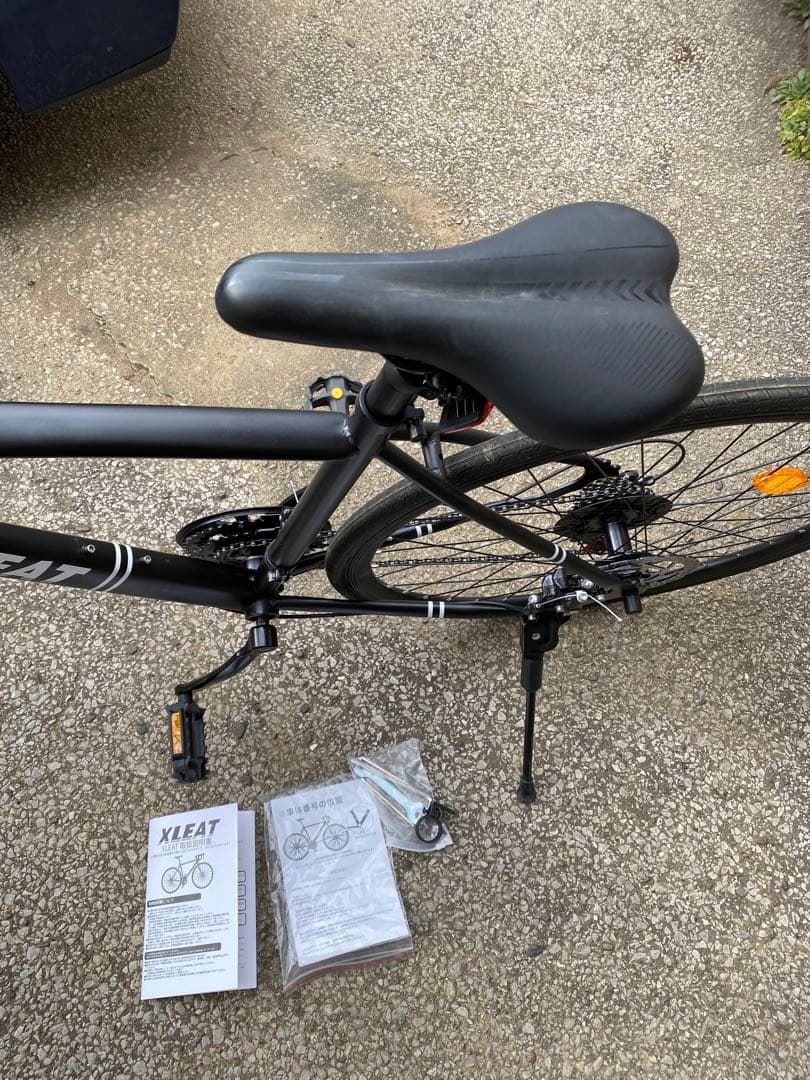 XLEAX クロスバイク ブラック