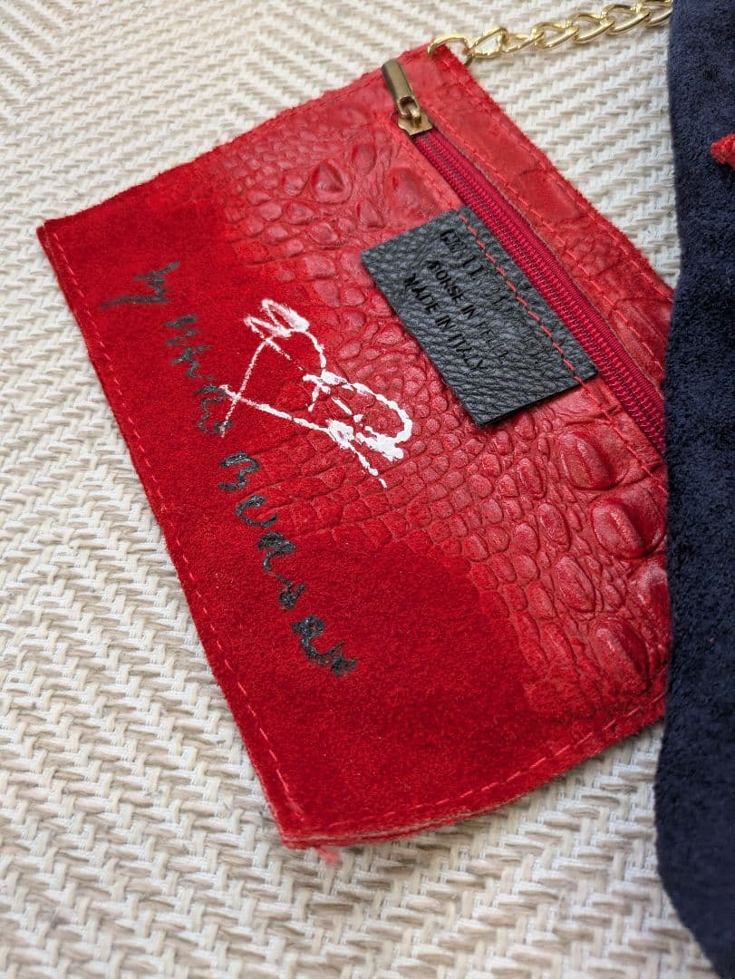 美品 MAUROBURANI クロコダイル レザートートバッグ ブラック