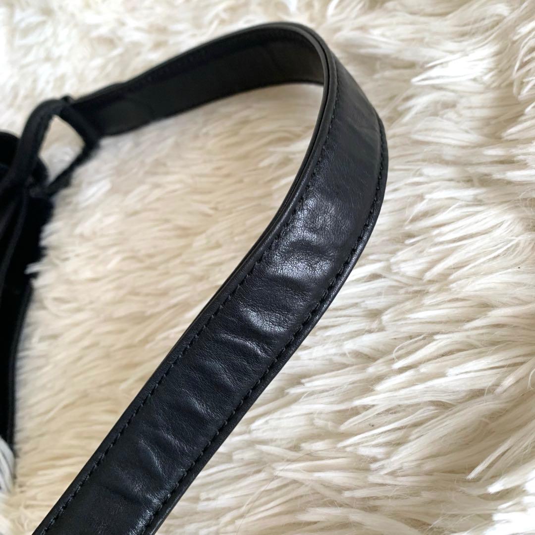 sot pistie DEWYレザー ワンショルダーバッグ　黒