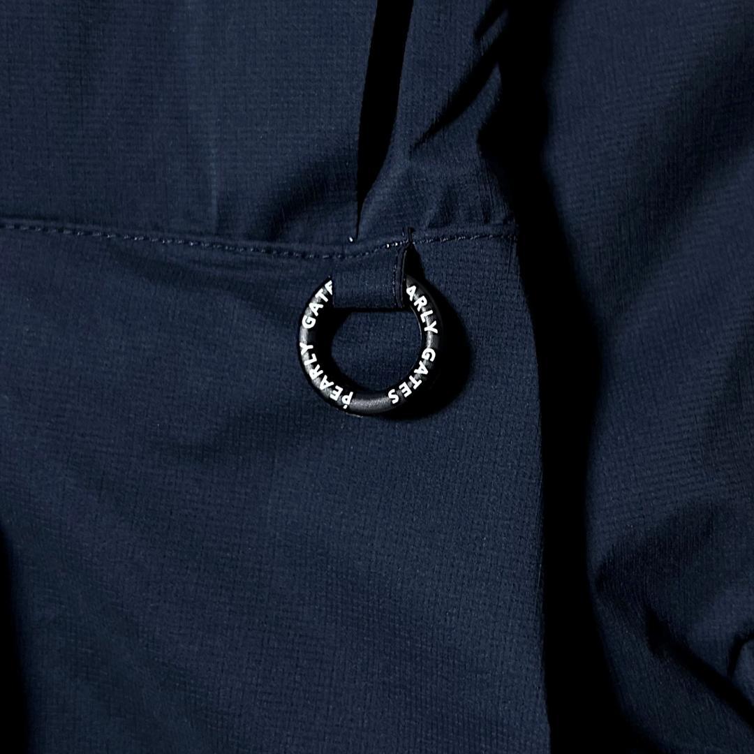 0 パーリーゲイツ AQUAX 防水透湿 レインジャケット ワンピース 紺