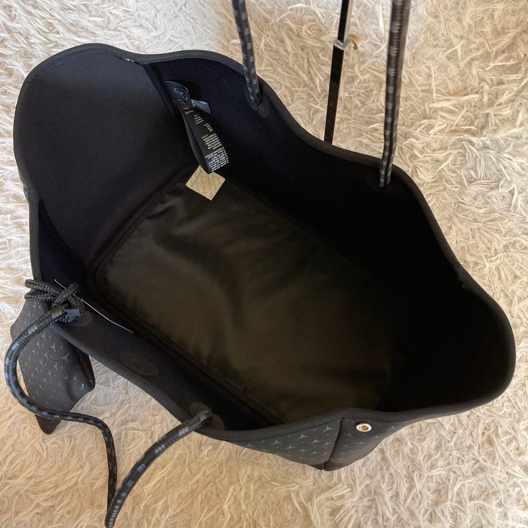 未使用 Mercedes-Benz トートバッグ ポーチ付 スター ブラック