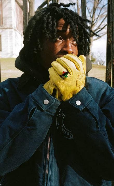 Stussy x Denim Tears レザーグローブ L/XL