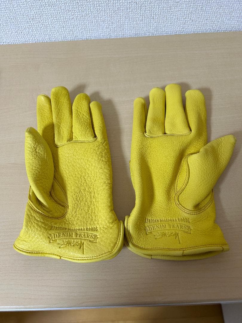 Stussy x Denim Tears レザーグローブ L/XL