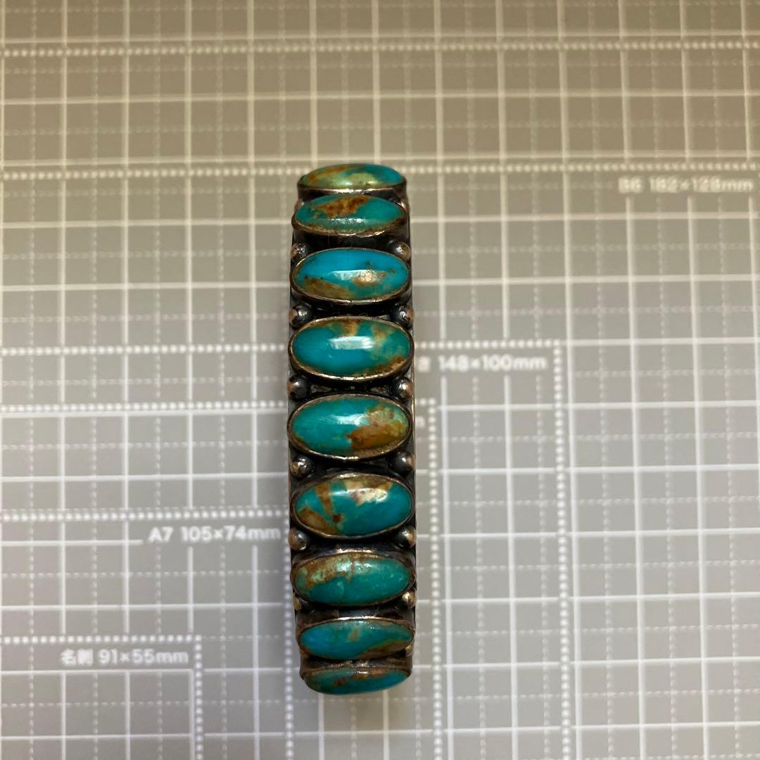 訳アリ。インディアンジュエリー　ナバホ族　カーク・スミス ターコイズ　バングル